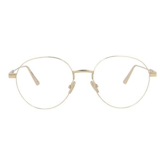 Dior Womens Round/Oval Gold Gold Transparent Fashion Designer Eyewear - Picture 1 of 4
